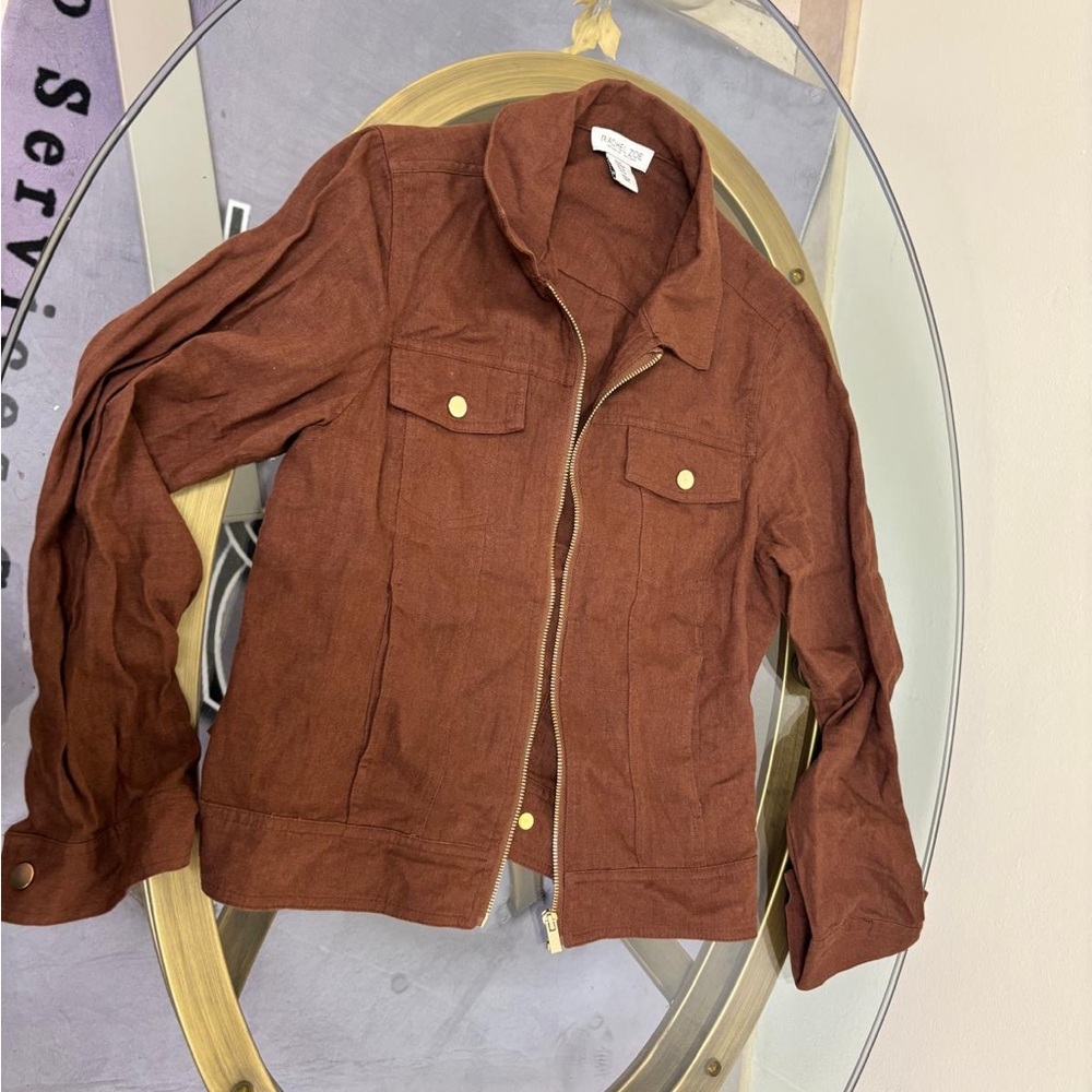 Rachel Zoe Rust Jean Jacket